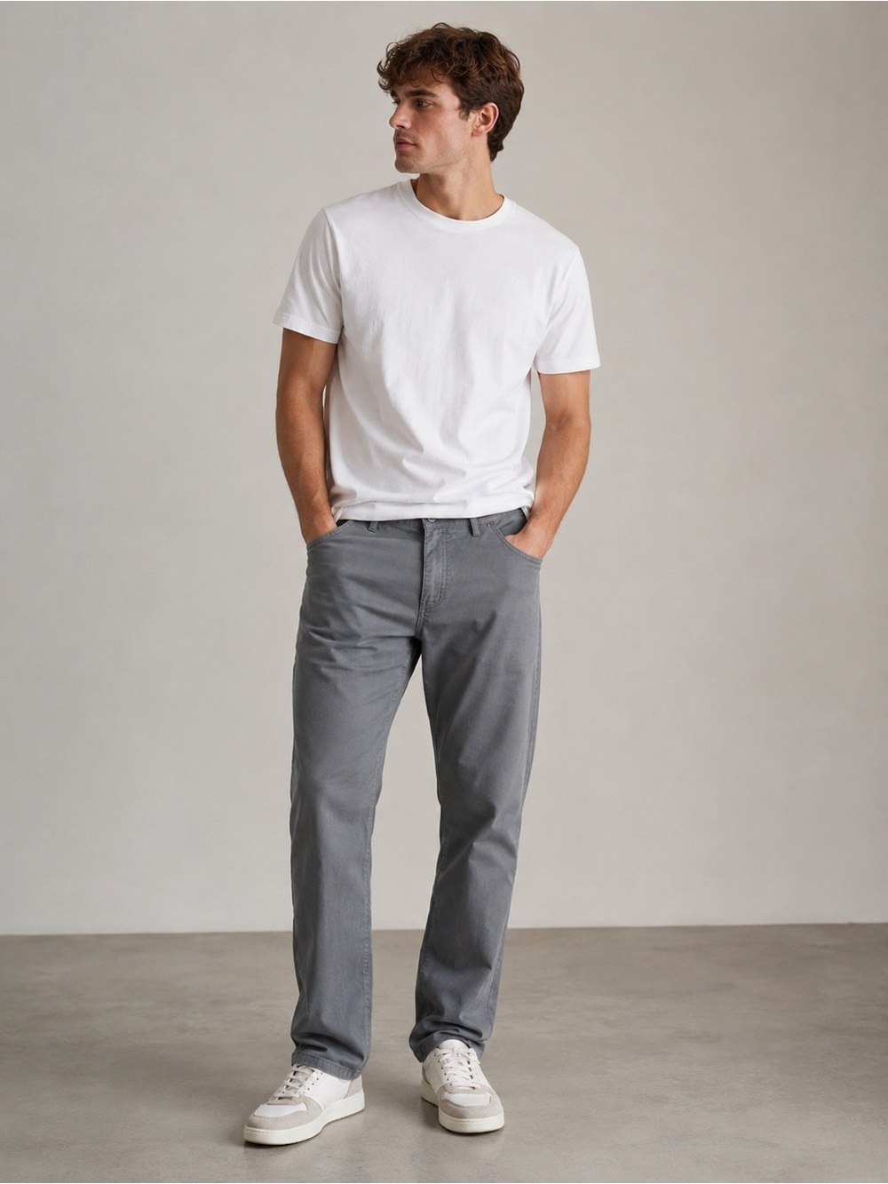 Faherty Movement 5 Pocket Pants Gray size 36